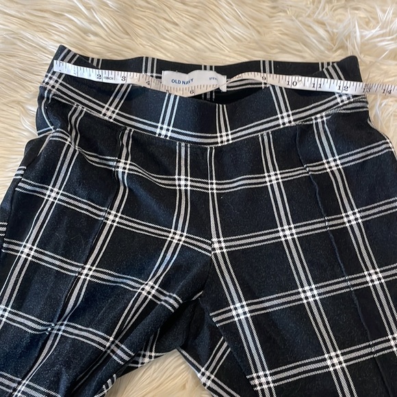Old navy Stevie black white pinstripe plad plaid legging stretchy pants business - Picture 8 of 16